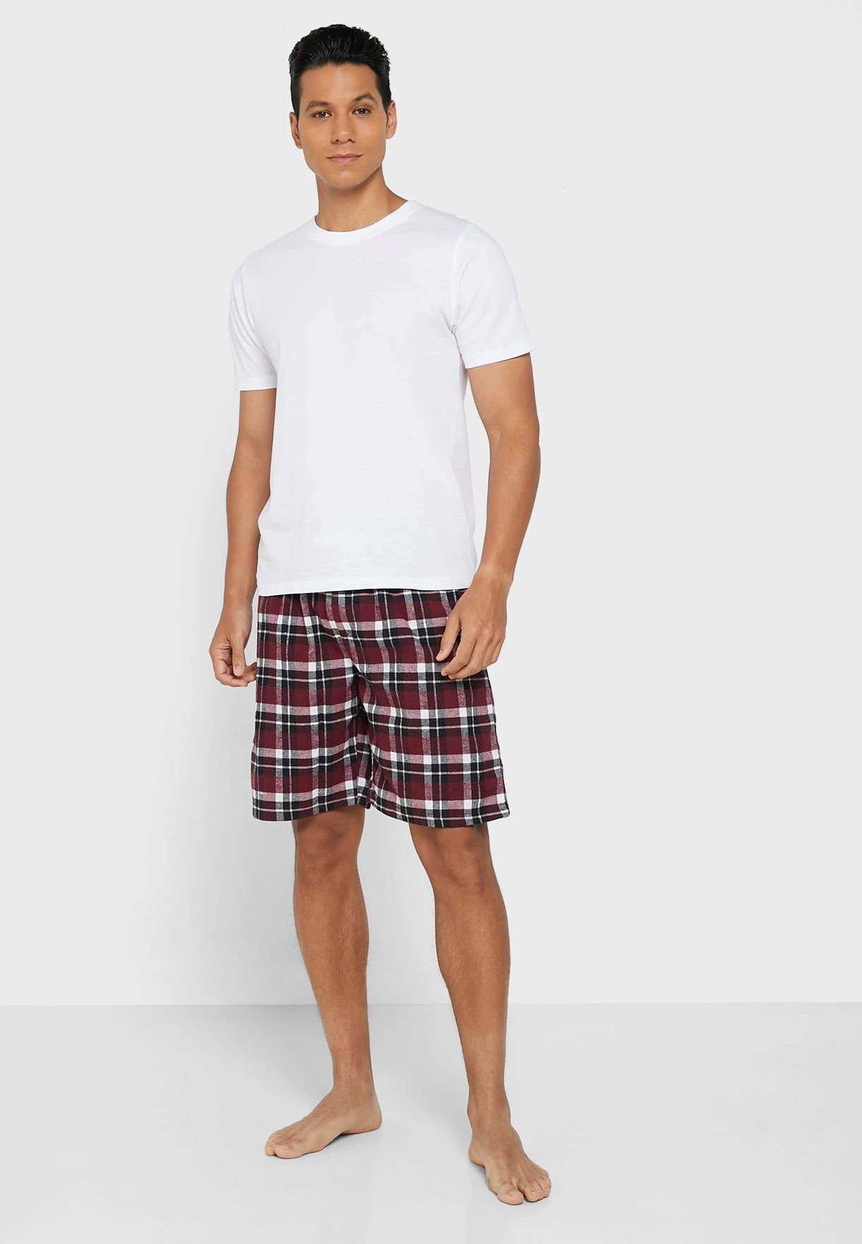 Plaid Nightwear Shorts 4 Plaid Nightwear Shorts - Image 2