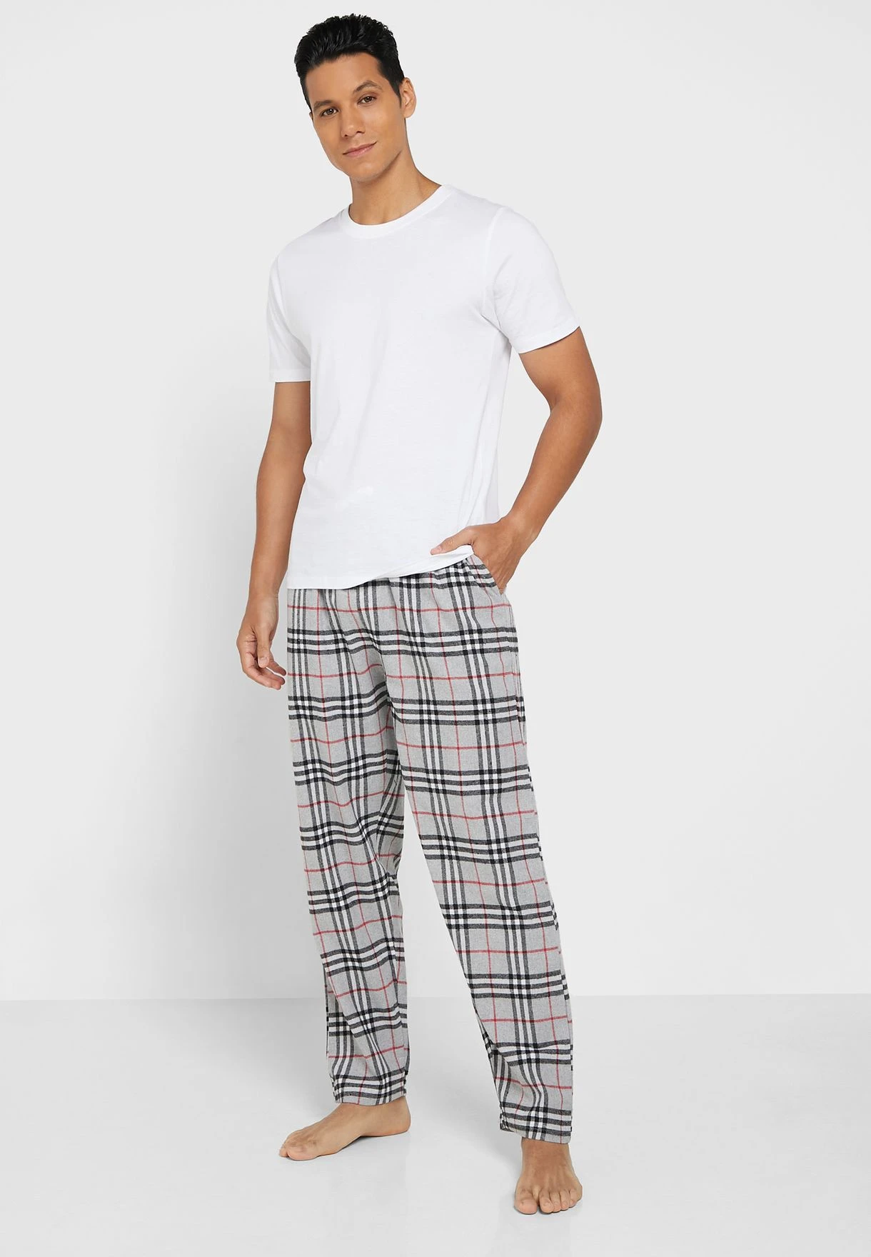 Plaid Nightwear Bottoms 4 Plaid Nightwear Bottoms - Image 2