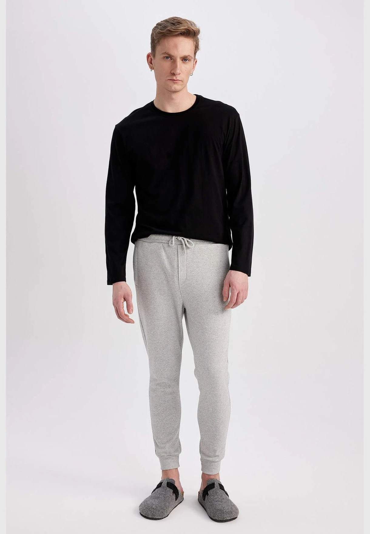 DeFacto Man Crew Neck Long Sleeve Homewear Knitted Tops 4 DeFacto Man Crew Neck Long Sleeve Homewear Knitted Tops - Image 2