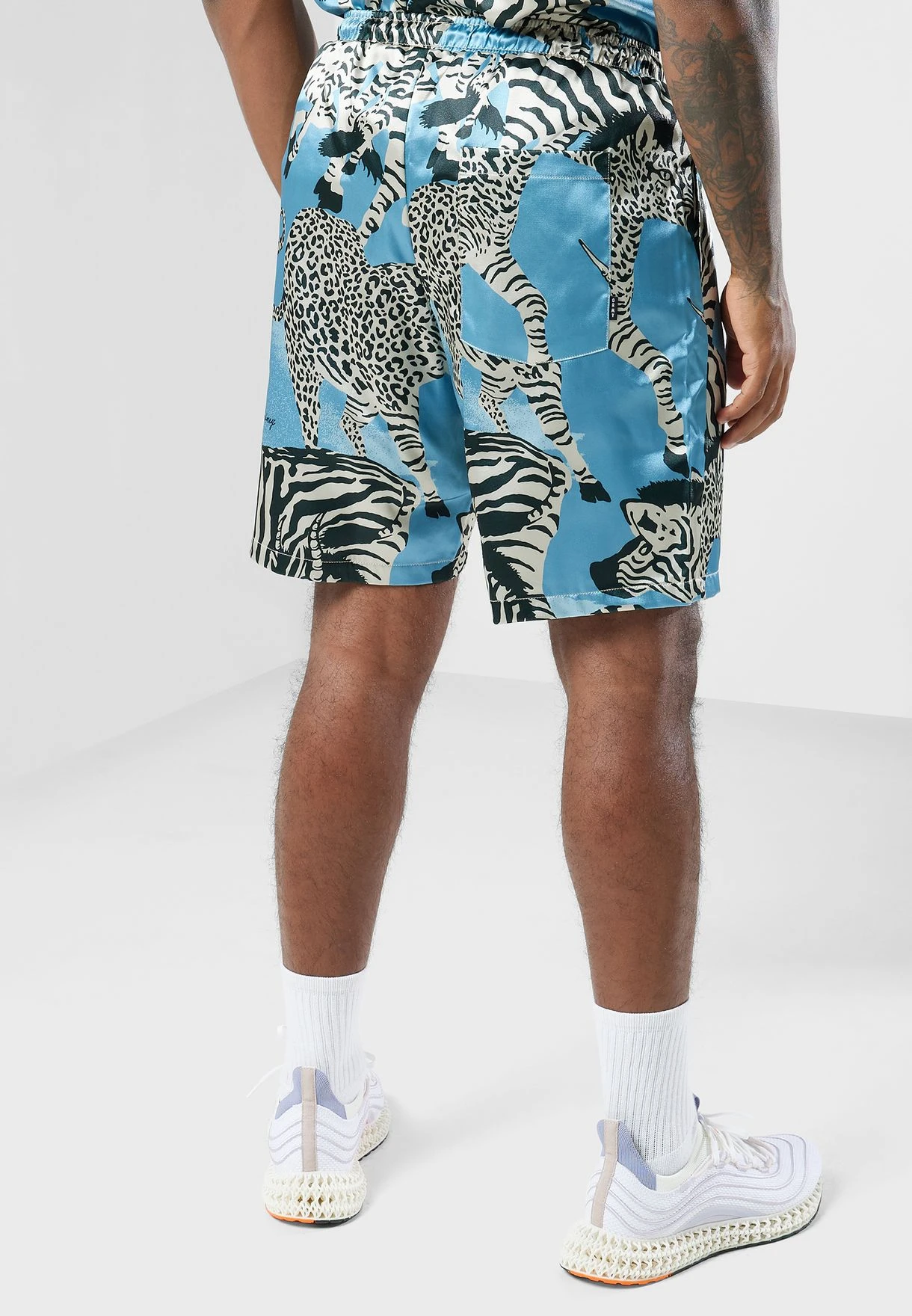 GRIMEY Animal Satin Shorts 5 GRIMEY Animal Satin Shorts - Image 3