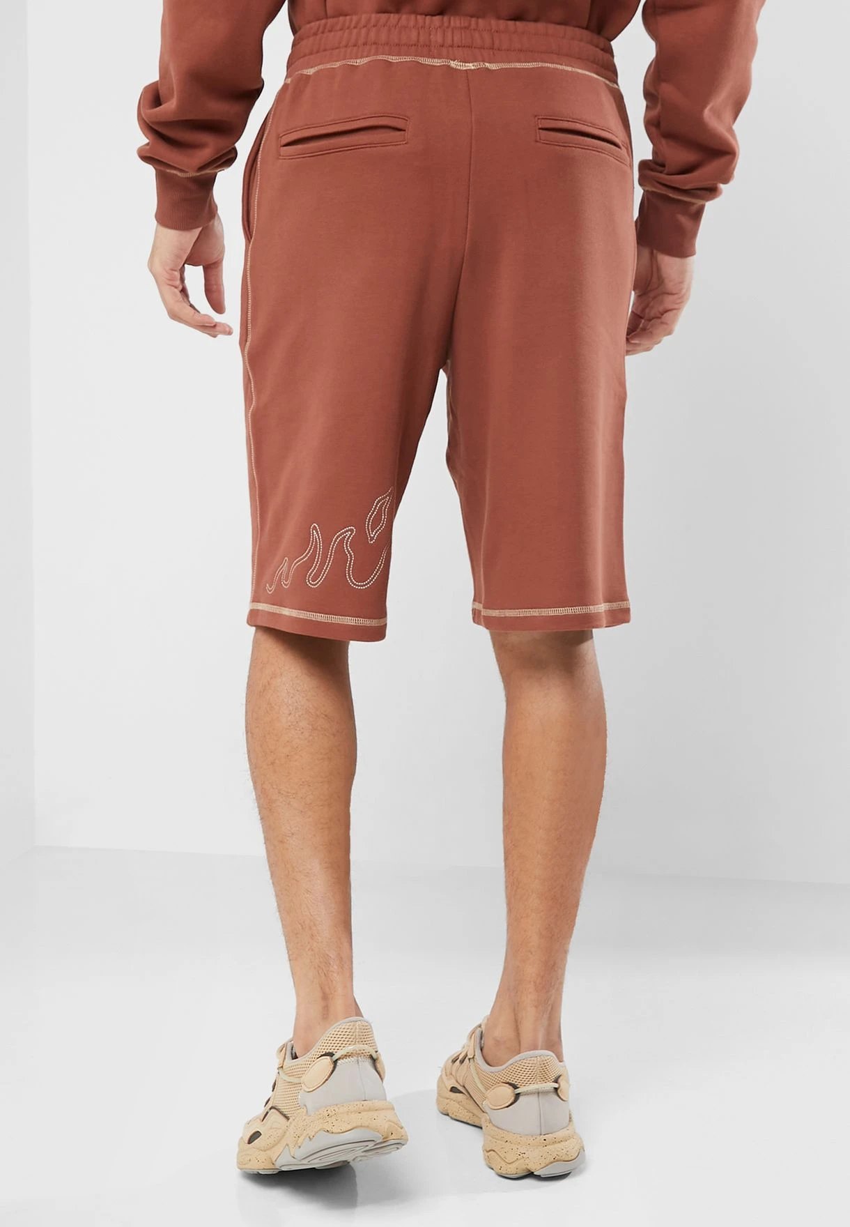 GRIMEY Fire Route Baggy Sweatshorts 5 GRIMEY Fire Route Baggy Sweatshorts - Image 3