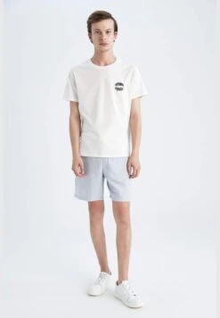 DeFacto Regular Fit Tie Waist Bermuda Shorts -Sport Apparel Shop 3 zoom desktop 233