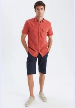 DeFacto Basic Linen Bermuda Shorts -Sport Apparel Shop 3 zoom desktop 260