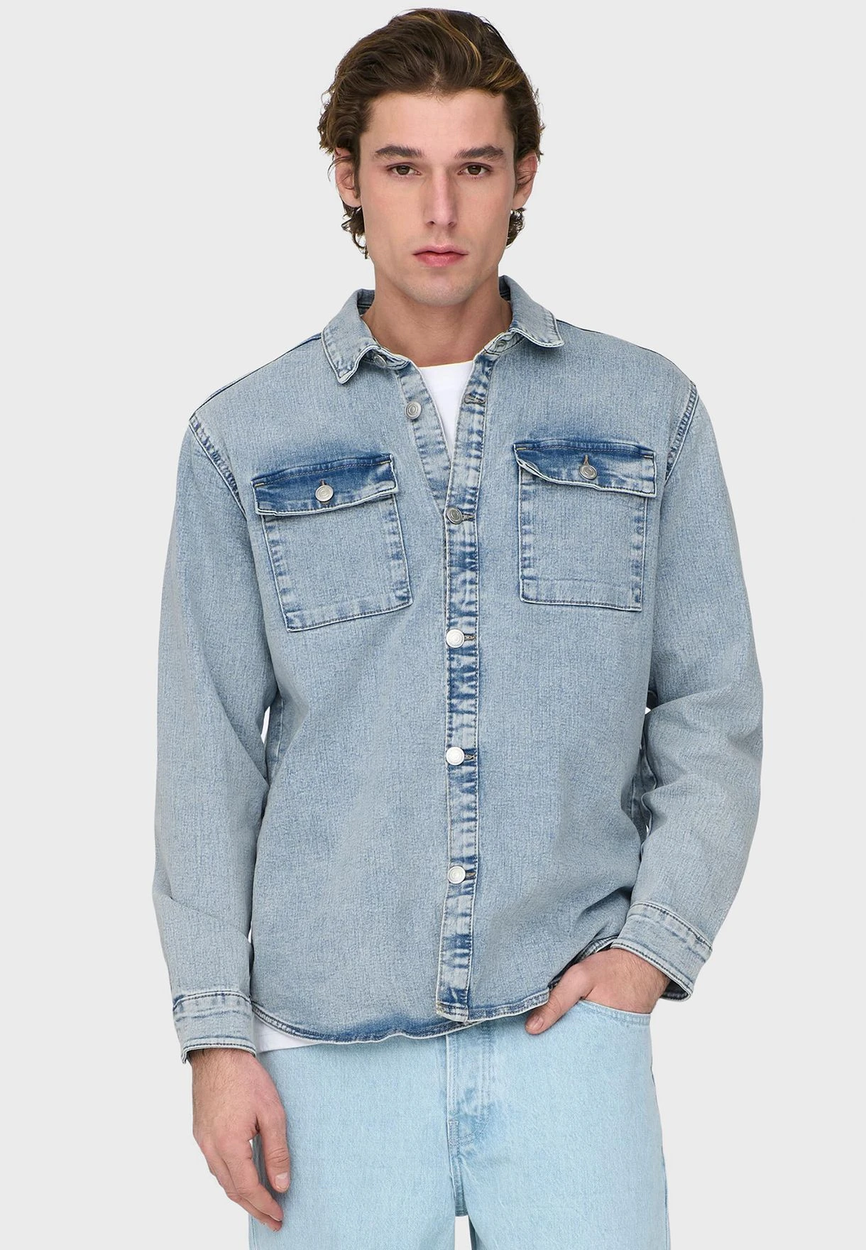 Only & Sons Essential Relaxed Fit Jacket 5 Only & Sons Essential Relaxed Fit Jacket - Image 3