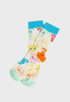 Happy Socks 3 Pack Mixed Dog Crew Socks -Sport Apparel Shop 3 zoom desktop 376