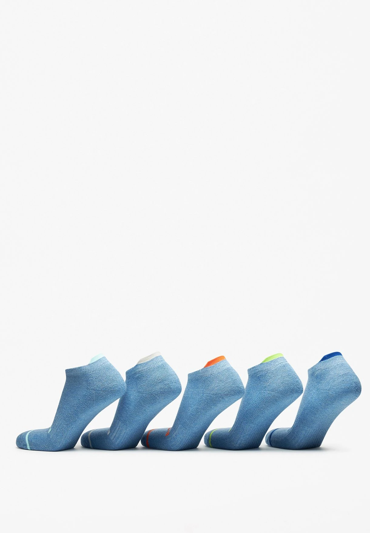 Kappa 5 Pack Logo Ankle Socks 5 Kappa 5 Pack Logo Ankle Socks - Image 3