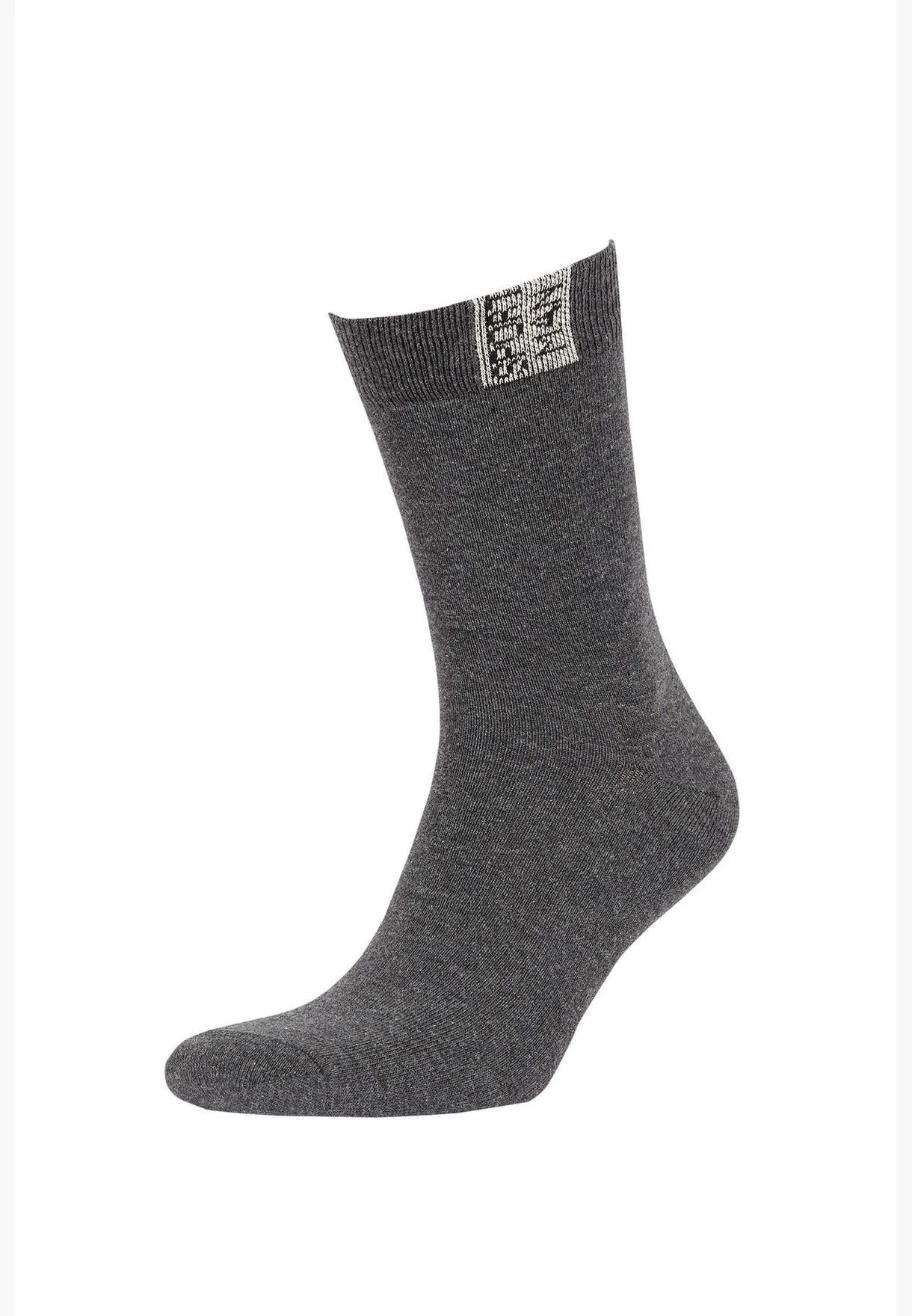 DeFacto 3 Pack Man Hıgh Cut Socks 5 DeFacto 3 Pack Man Hıgh Cut Socks - Image 3