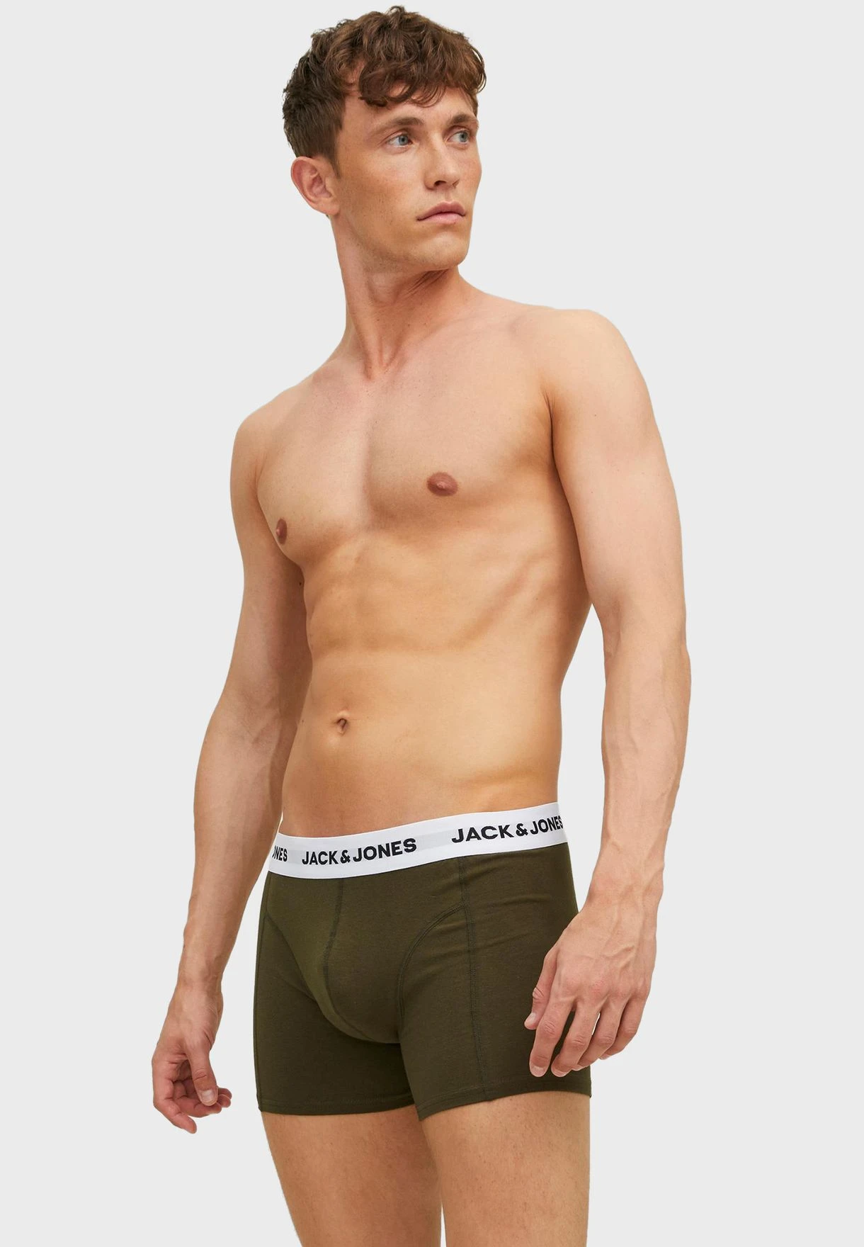 Jack & Jones 3 Pack Logo Band Trunks 5 Jack & Jones 3 Pack Logo Band Trunks - Image 3