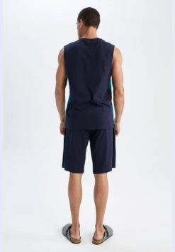 DeFacto 2 Pack Man Regular Fit Crew Neck Sleeveless Homewear Knitted Sets -Sport Apparel Shop 3 zoom desktop 655