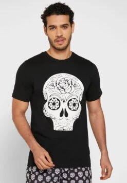 Skull Printed Shorts And T-Shirt Set -Sport Apparel Shop 3 zoom desktop 691