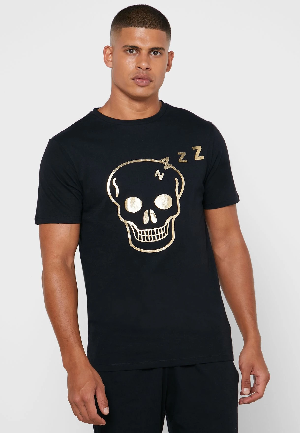 Metallic Skull Shorts Pyjama Set 5 Metallic Skull Shorts Pyjama Set - Image 3