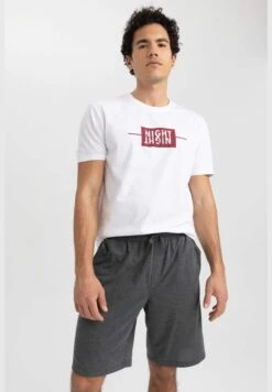 DeFacto 2 Pack Man Crew Neck Short Sleeve Homewear Knitted Sets -Sport Apparel Shop 3 zoom desktop 706