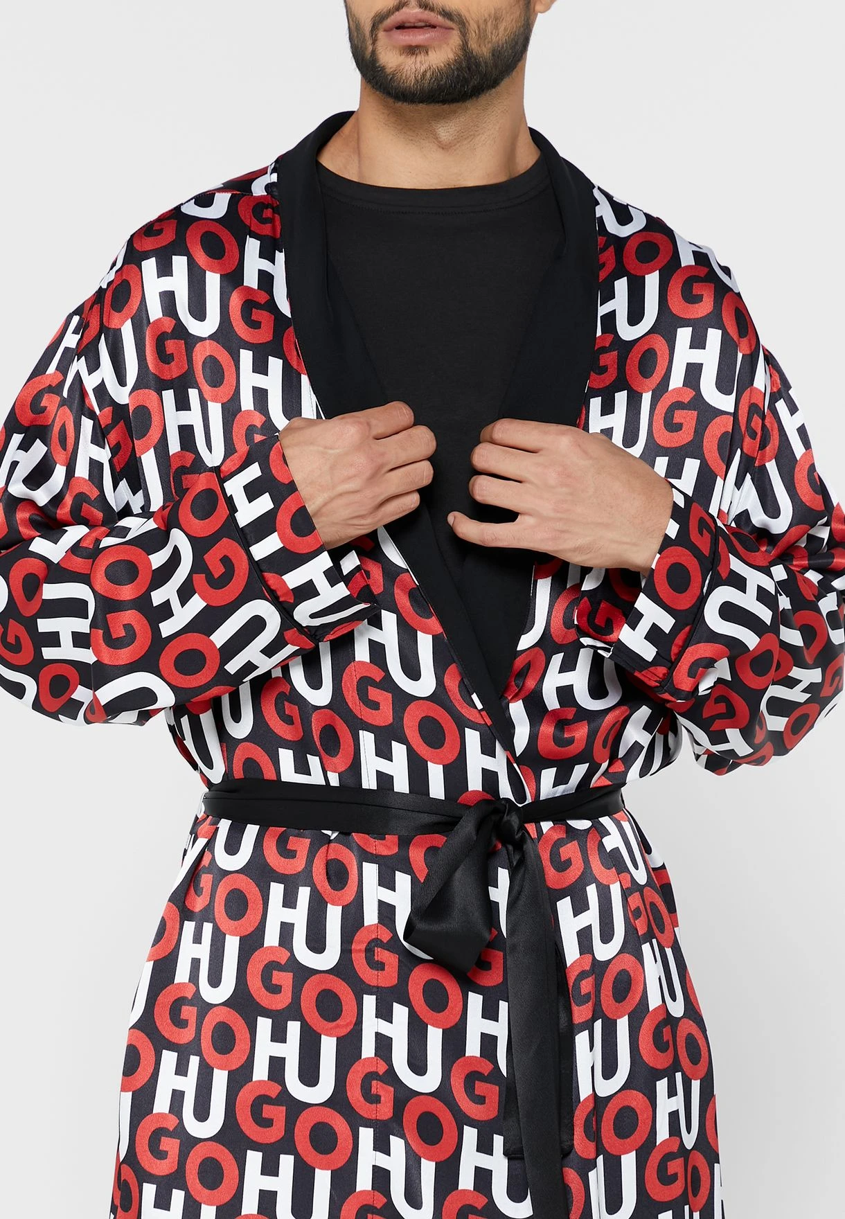 Hugo Logo Printed Robe 5 Hugo Logo Printed Robe - Image 3