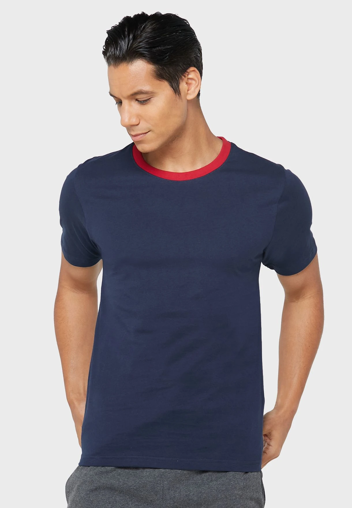 Contrast Collar Nightwear Set 5 Contrast Collar Nightwear Set - Image 3