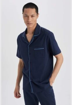 DeFacto 2 Pack Man Short Sleeve Homewear Knitted Sets -Sport Apparel Shop 3 zoom desktop 760