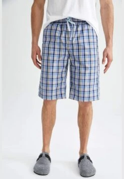 DeFacto Regular Fit Tie Waist Check Print Pyjama Bottom -Sport Apparel Shop 3 zoom desktop 808