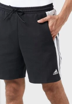 ADIDAS 3 Stripe Logo Shorts -Sport Apparel Shop 4 zoom desktop 1