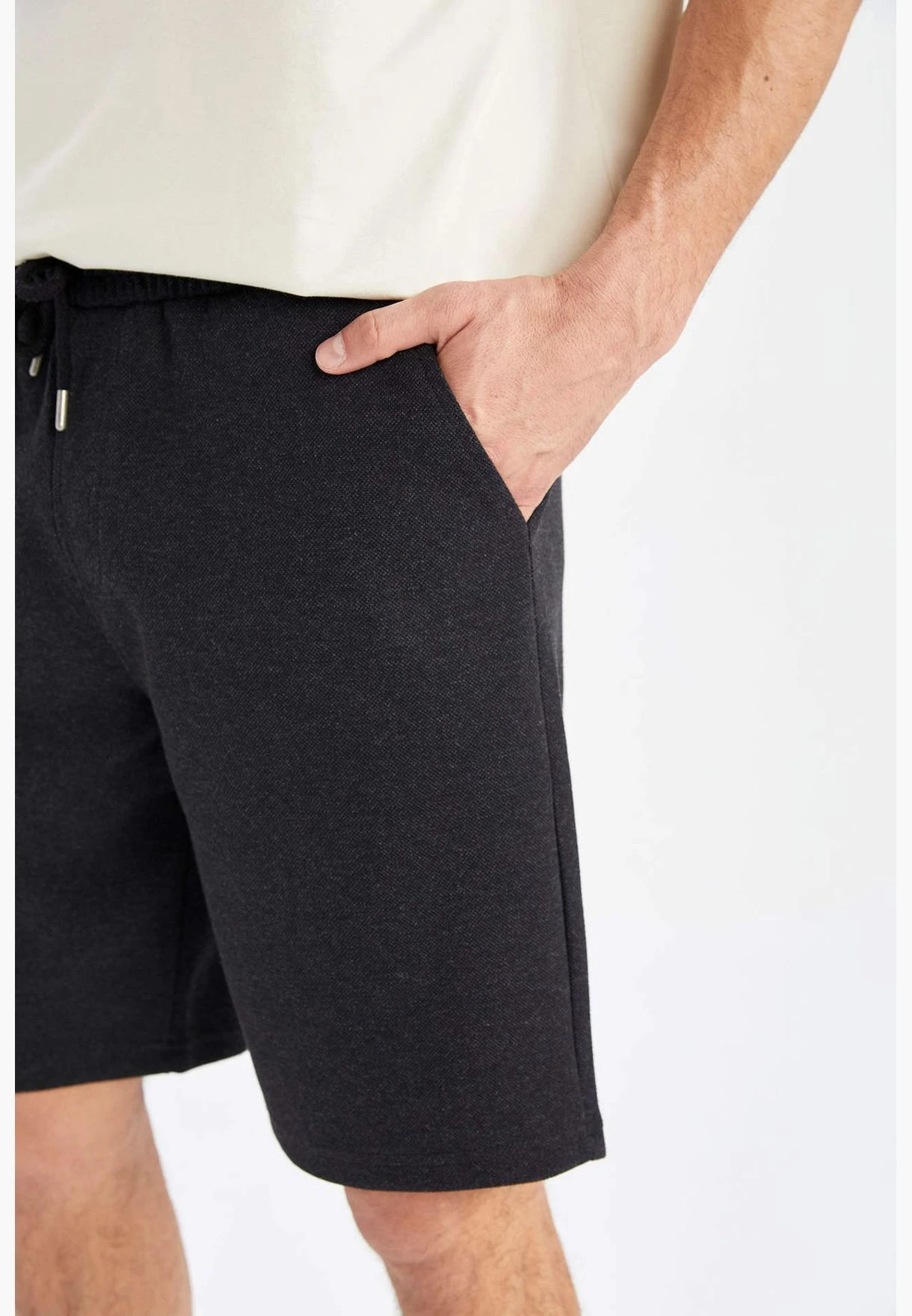 DeFacto Elasticated Tie Waist Mini Short 6 DeFacto Elasticated Tie Waist Mini Short - Image 4