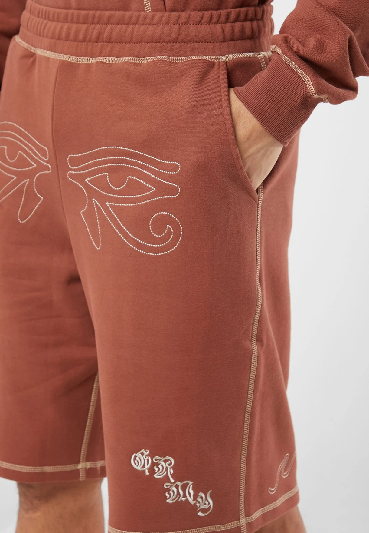 GRIMEY Fire Route Baggy Sweatshorts 6 GRIMEY Fire Route Baggy Sweatshorts - Image 4