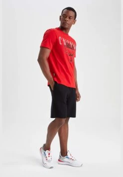 DeFacto Man NBA Chicago Bulls Licenced Knitted Short -Sport Apparel Shop 4 zoom desktop 225