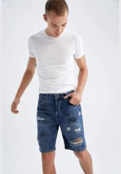 DeFacto Slim Fit Distressed Jean Short -Sport Apparel Shop 4 zoom desktop 292