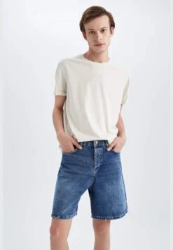 DeFacto Man Dad Fit Denim Bermuda -Sport Apparel Shop 4 zoom desktop 293