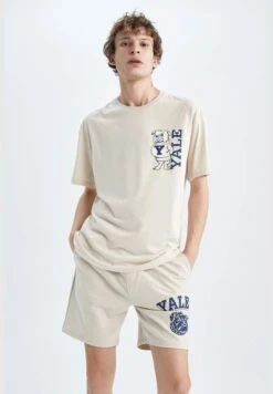 DeFacto Tie Waist Yale University Print Shorts -Sport Apparel Shop 4 zoom desktop 300