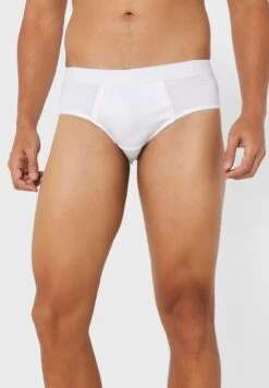 3 Pack Waist Band Hunk Briefs With Antibacterial Finish -Sport Apparel Shop 4 zoom desktop 359