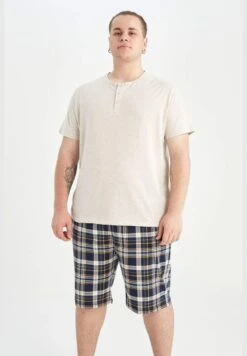 DeFacto 2 Pack Man Regular Fit Crew Neck Short Sleeve Homewear Knitted Sets -Sport Apparel Shop 4 zoom desktop 594