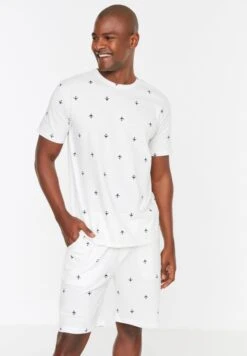 Trendyol Airplane Print Pyjama Set -Sport Apparel Shop 4 zoom desktop 603
