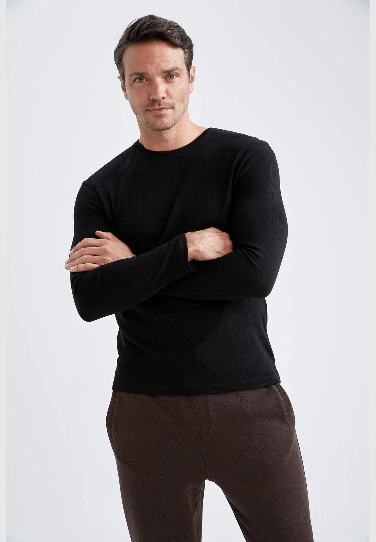 DeFacto Man Slim Fit Crew Neck Long Sleeve Underwear Knitted Tops 6 DeFacto Man Slim Fit Crew Neck Long Sleeve Underwear Knitted Tops - Image 4