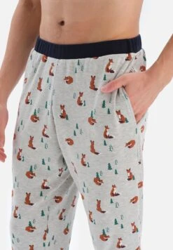 Fox Print Pyjama Set -Sport Apparel Shop 4 zoom desktop 622