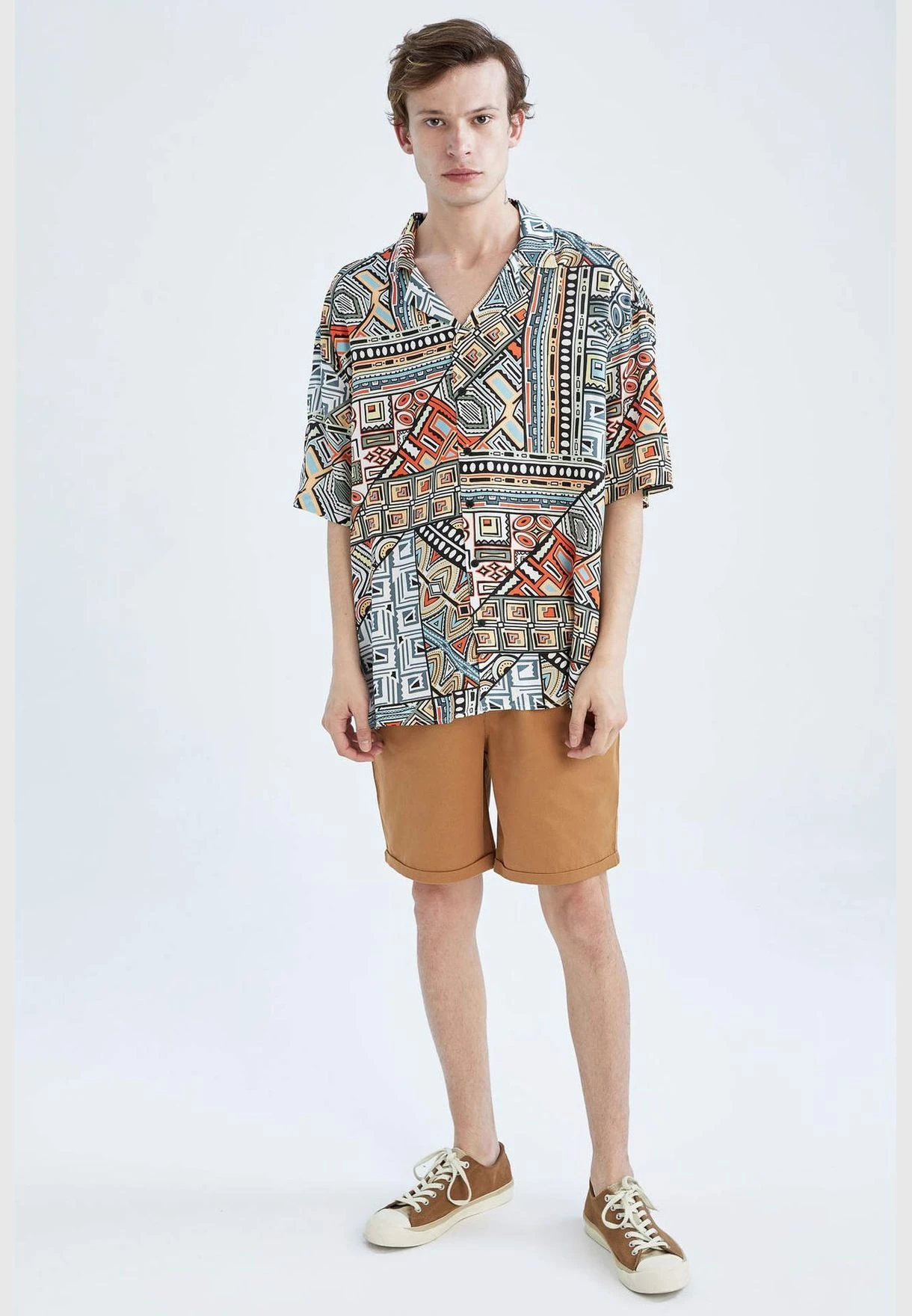 DeFacto Regular Fit Tie Waist Mini Short 6 DeFacto Regular Fit Tie Waist Mini Short - Image 4