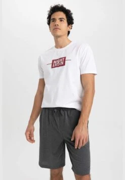 DeFacto 2 Pack Man Crew Neck Short Sleeve Homewear Knitted Sets -Sport Apparel Shop 4 zoom desktop 641