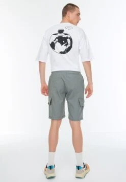 Trendyol Drawstring Cargo Shorts -Sport Apparel Shop 5 zoom desktop 149