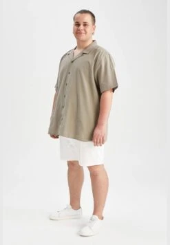 DeFacto Man Plussize Fit Woven Bottom Woven Bermuda -Sport Apparel Shop 5 zoom desktop 150