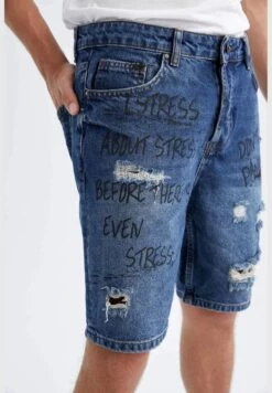 DeFacto Slim Fit Distressed Jean Short -Sport Apparel Shop 5 zoom desktop 193