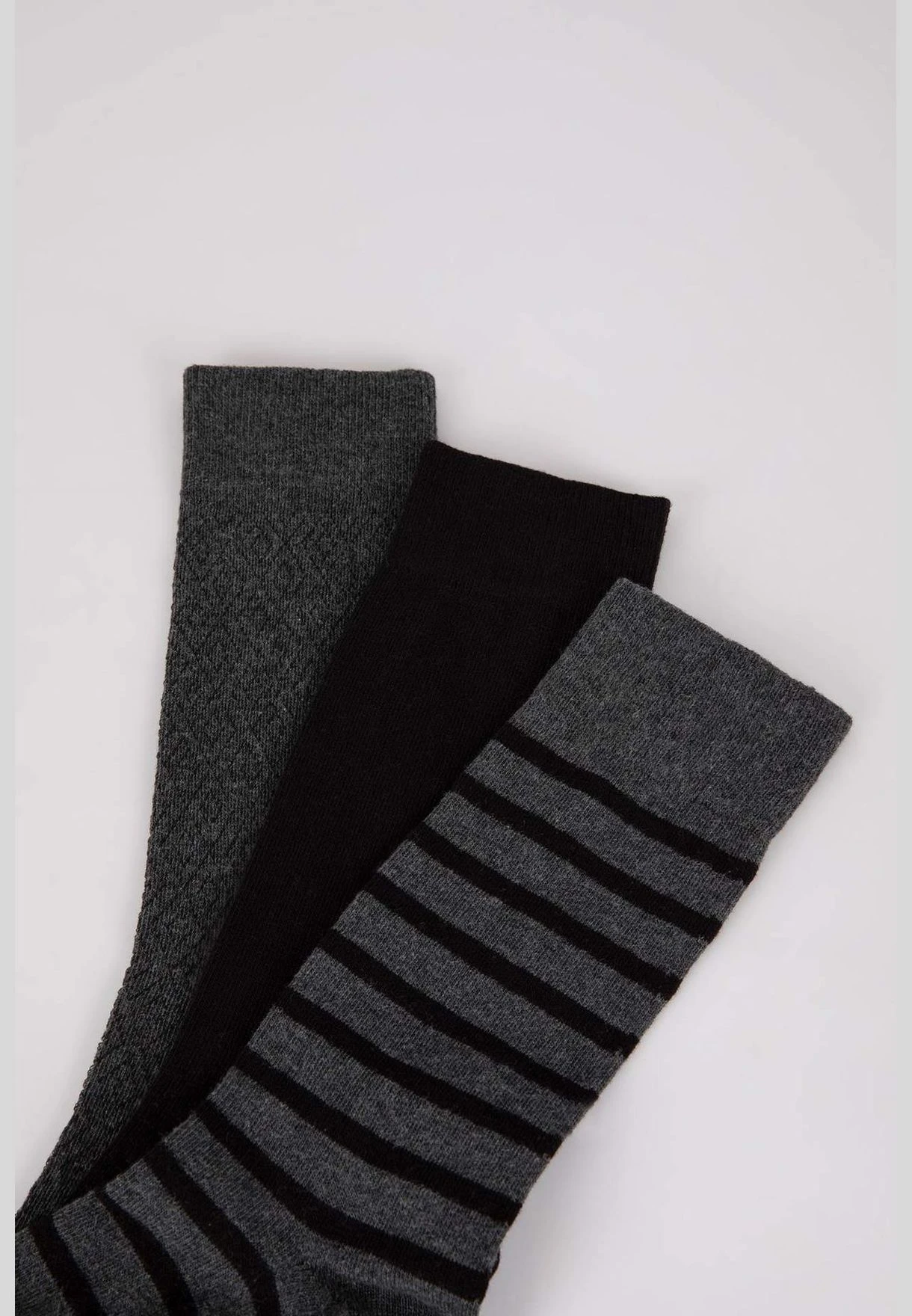 DeFacto 3 Pack Long Socks 7 DeFacto 3 Pack Long Socks - Image 5