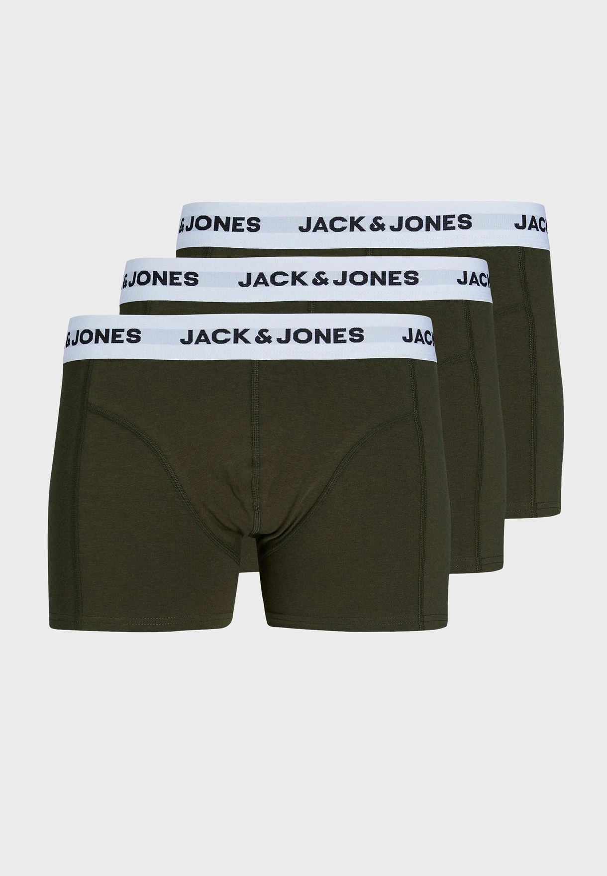 Jack & Jones 3 Pack Logo Band Trunks 7 Jack & Jones 3 Pack Logo Band Trunks - Image 5