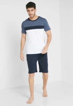 Panelled Pyjama Shorts Set -Sport Apparel Shop 5 zoom desktop 418