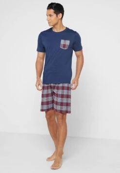 Check Shorts Nightwear Set 11 Check Shorts Nightwear Set -Sport Apparel Shop 5 zoom desktop 433