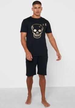 Metallic Skull Shorts Pyjama Set 11 Metallic Skull Shorts Pyjama Set -Sport Apparel Shop 5 zoom desktop 454