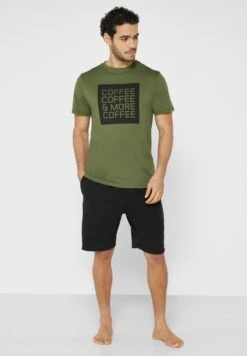 Coffee & More Coffee Pyjama Shorts Set -Sport Apparel Shop 5 zoom desktop 498