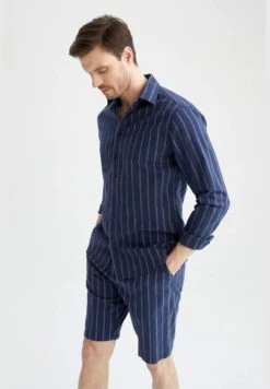 DeFacto Man Regular Fit Woven Bottom Woven Bermuda -Sport Apparel Shop 5 zoom desktop 5