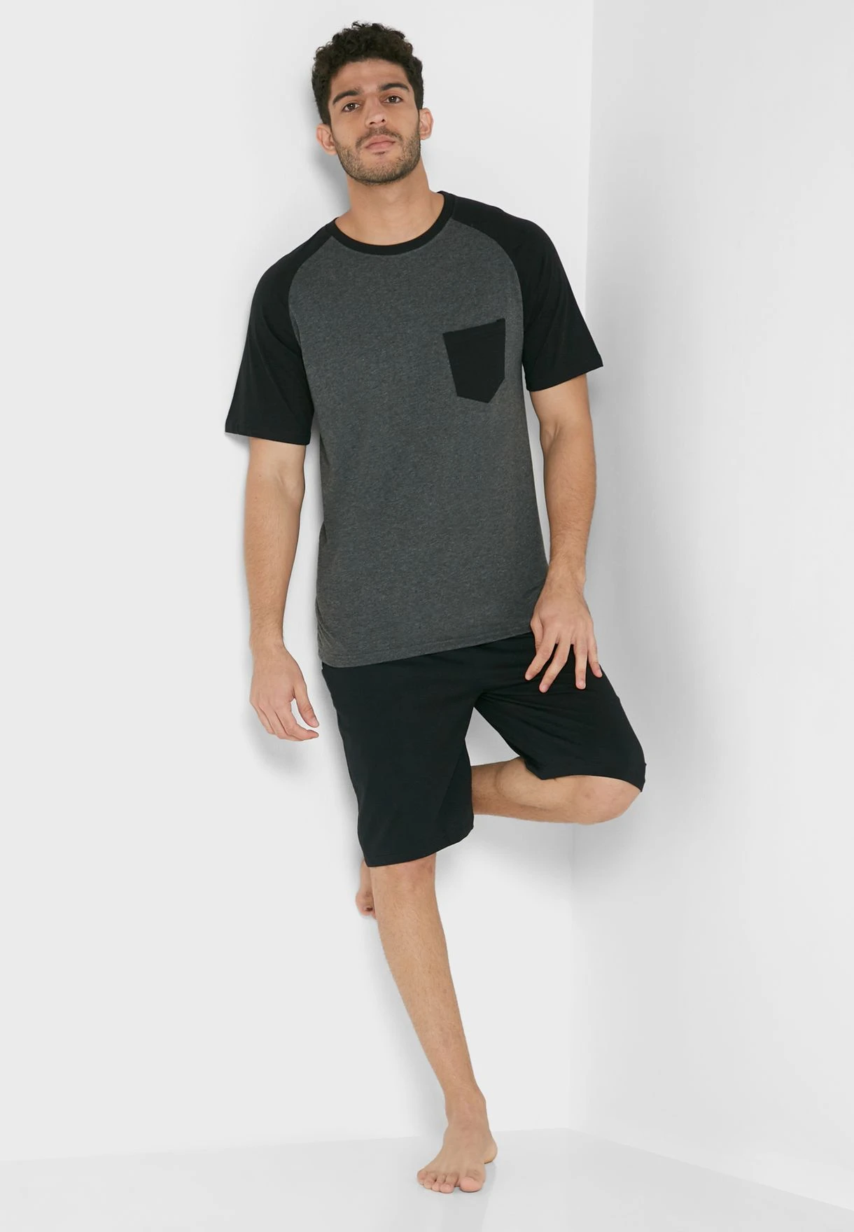 Chest Pocket Pyjama Shorts Set 7 Chest Pocket Pyjama Shorts Set - Image 5