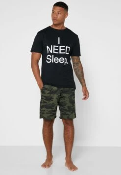 I Need Sleep Camo Shorts Pyjama Set -Sport Apparel Shop 5 zoom desktop 523