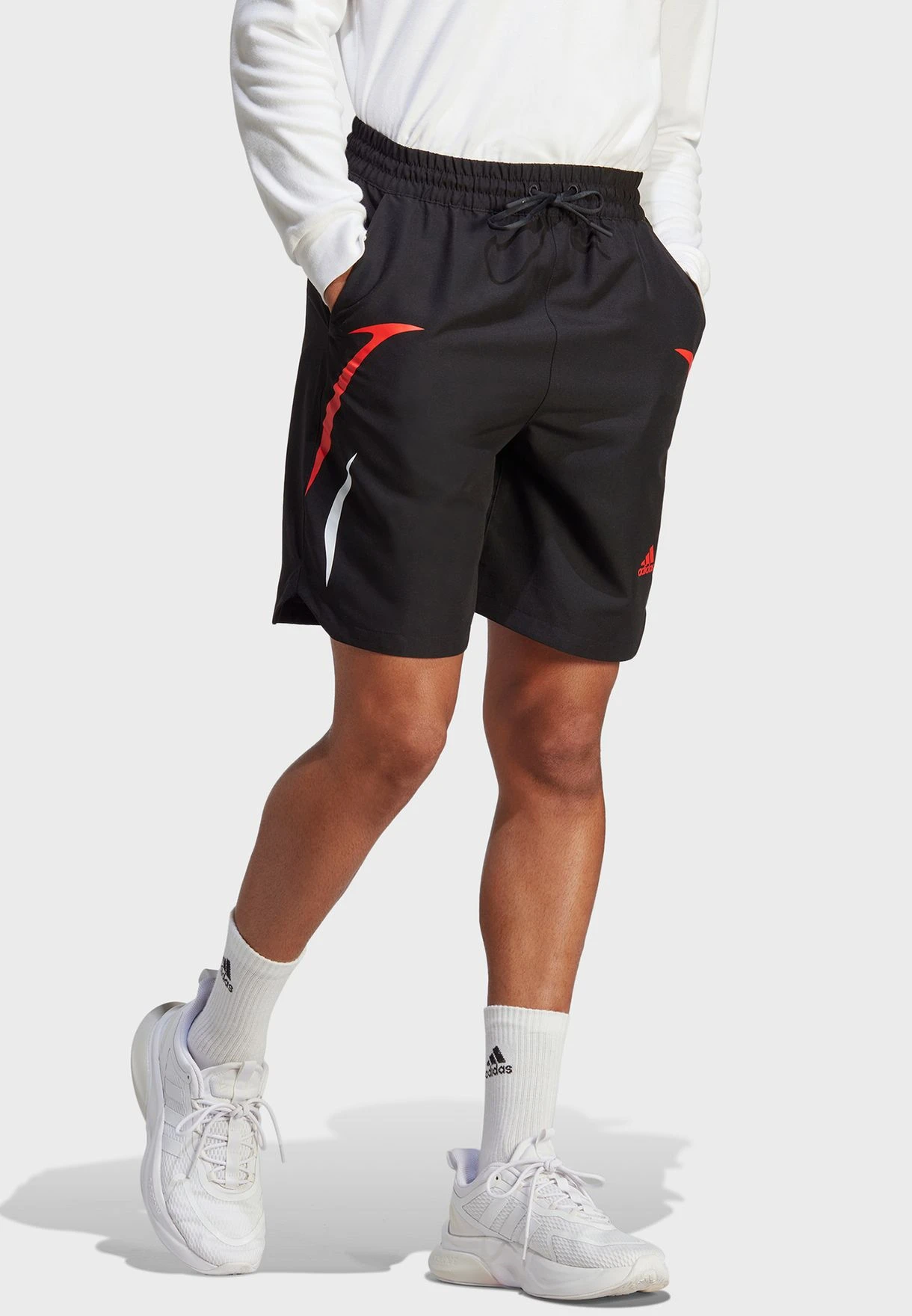 ADIDAS Colour Block Woven Shorts 7 ADIDAS Colour Block Woven Shorts - Image 5