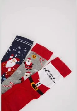 DeFacto 3 Pack Father Christmas Print Long Socks 15 DeFacto 3 Pack Father Christmas Print Long Socks -Sport Apparel Shop 6 zoom desktop 194