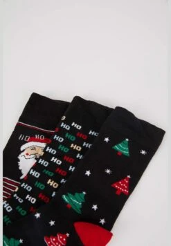 DeFacto 3 Pack Newyear Themed Knit Long Socks -Sport Apparel Shop 6 zoom desktop 199