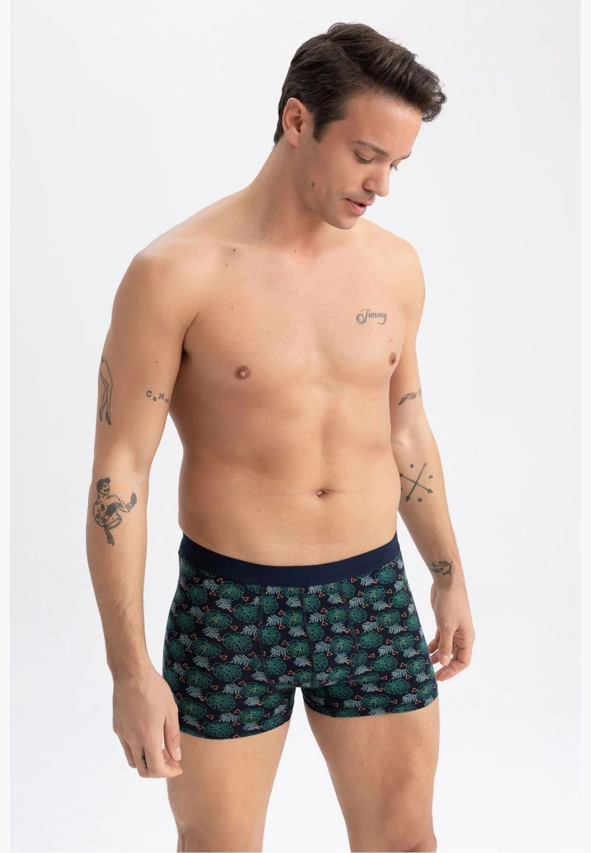 DeFacto Patterned Stretch Boxers (3 Pack) 8 DeFacto Patterned Stretch Boxers (3 Pack) - Image 6
